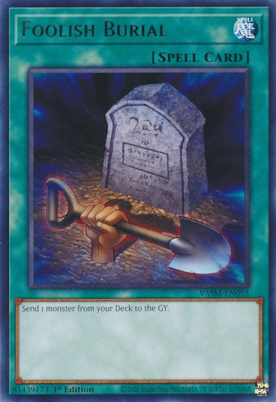 Image for Foolish Burial (VASM-EN055) (VASM) - YuGiOh