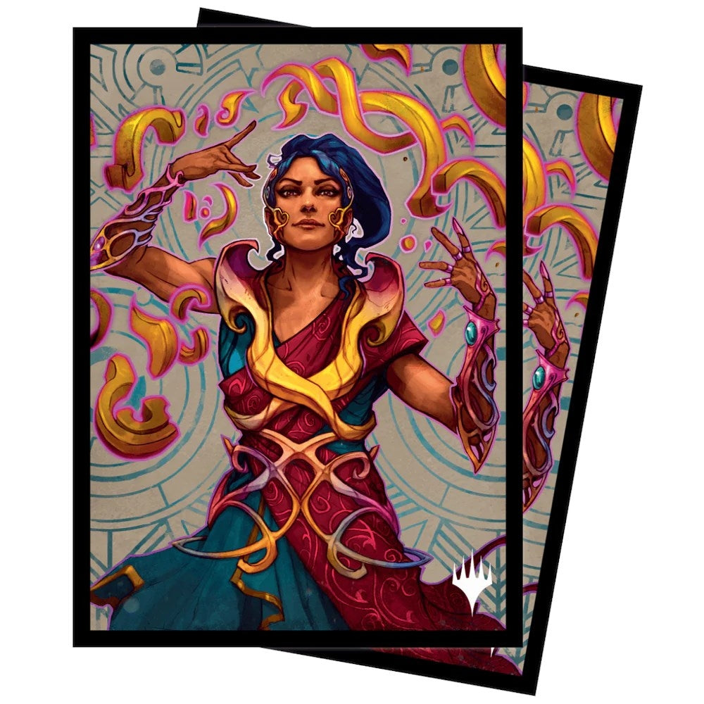 Image for The Lost Caverns of Ixalan Saheeli, the Sun's Brilliance Standard Deck Protector sleeves for Magic (100-pack) - Card Sleeves