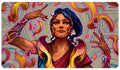 Image for The Lost Caverns of Ixalan Saheeli, the Sun's Brilliance Standard Gaming Playmat for Magic: The Gathering - Playmats