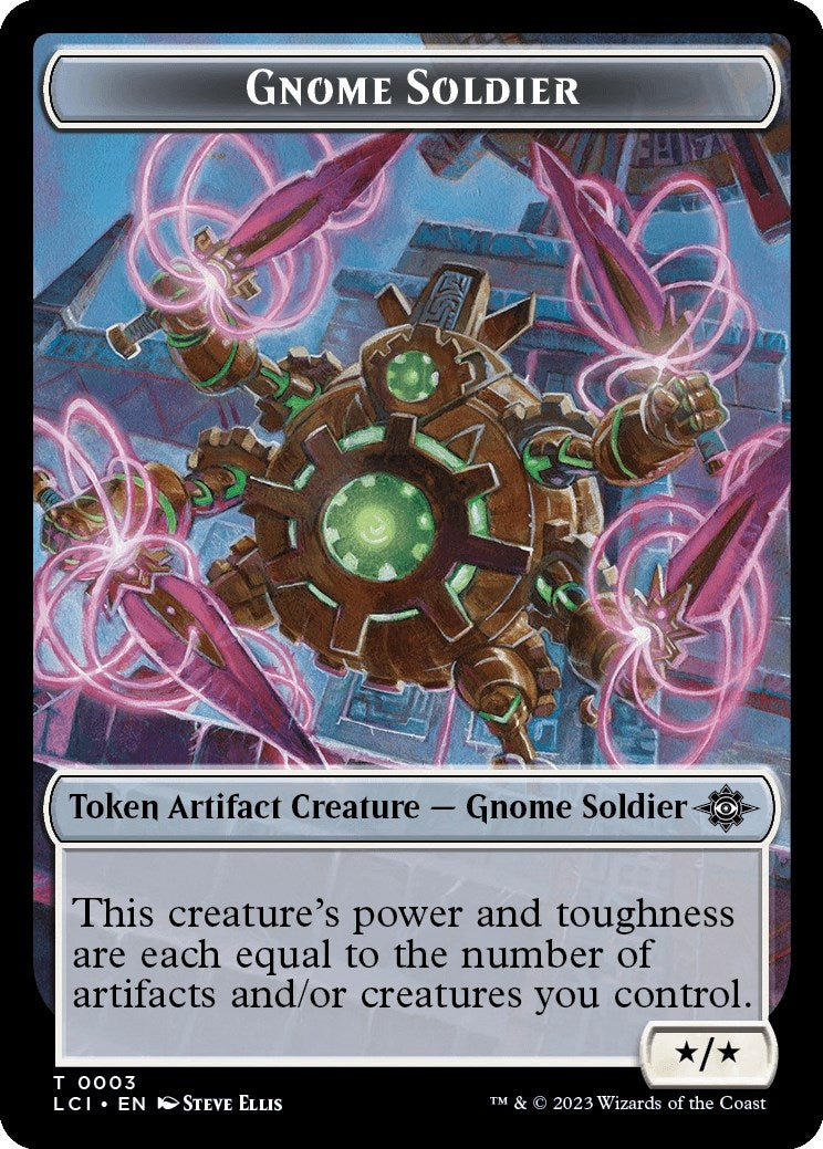 Image for Gnome Soldier Token (3) (The Lost Caverns of Ixalan) - Magic: The Gathering