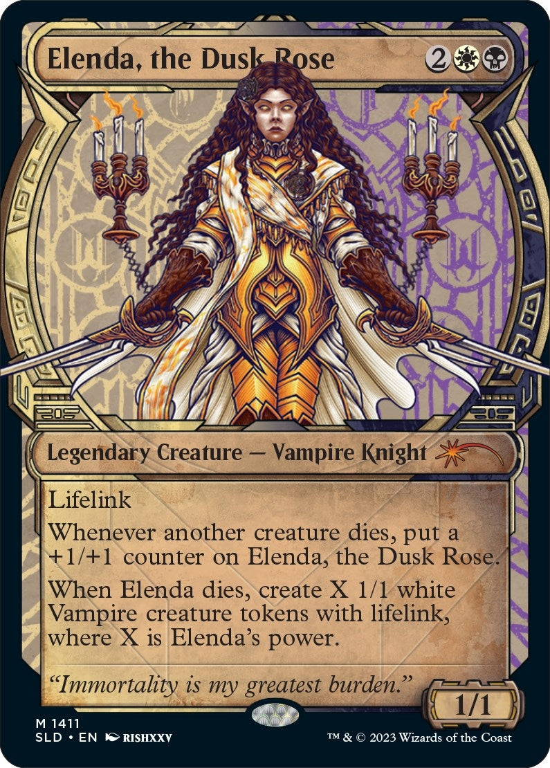 Image for Elenda, the Dusk Rose (1411) (Secret Lair Drop Series) - Magic: The Gathering