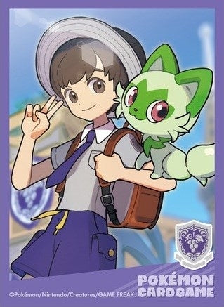 Image for Pokemon TCG: Pokemon Center Japan Exclusive Card Sleeves - Pokemon Trainers Haruto & Sprigatito (64-Pack) - Card Sleeves