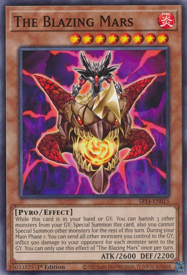 Image for The Blazing Mars (SR14-EN015) (SR14) - YuGiOh