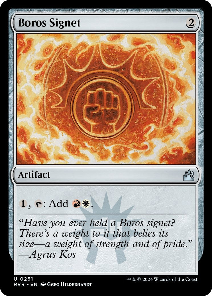 Image for Boros Signet (251) (Ravnica Remastered) - Magic: The Gathering