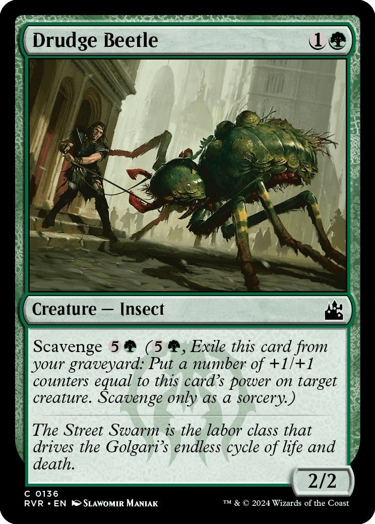 Image for Drudge Beetle (136) (Ravnica Remastered) - Magic: The Gathering