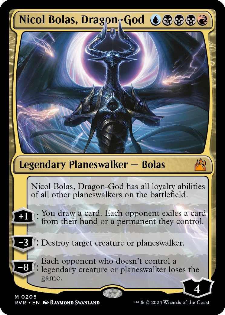 Image for Nicol Bolas, Dragon-God (205) (Ravnica Remastered) - Magic: The Gathering