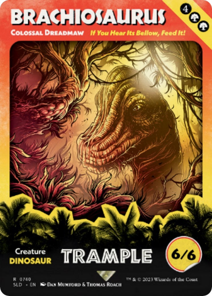 Image for Brachiosaurus - Colossal Dreadmaw (740) (Secret Lair Drop Series) - Magic: The Gathering