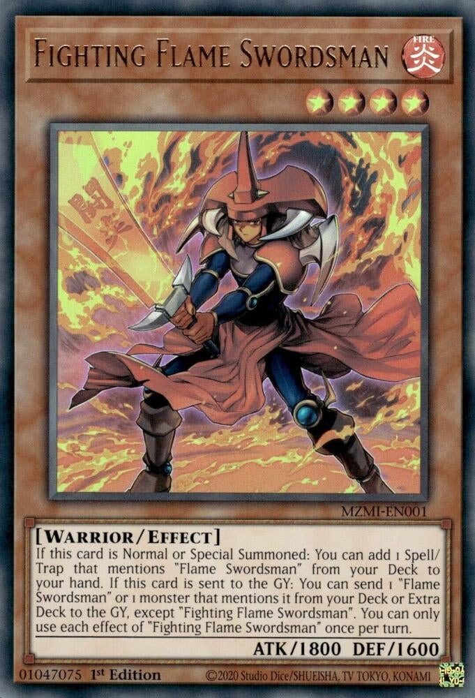 Image for Fighting Flame Swordsman (MZMI-EN001) (MZMI) - YuGiOh