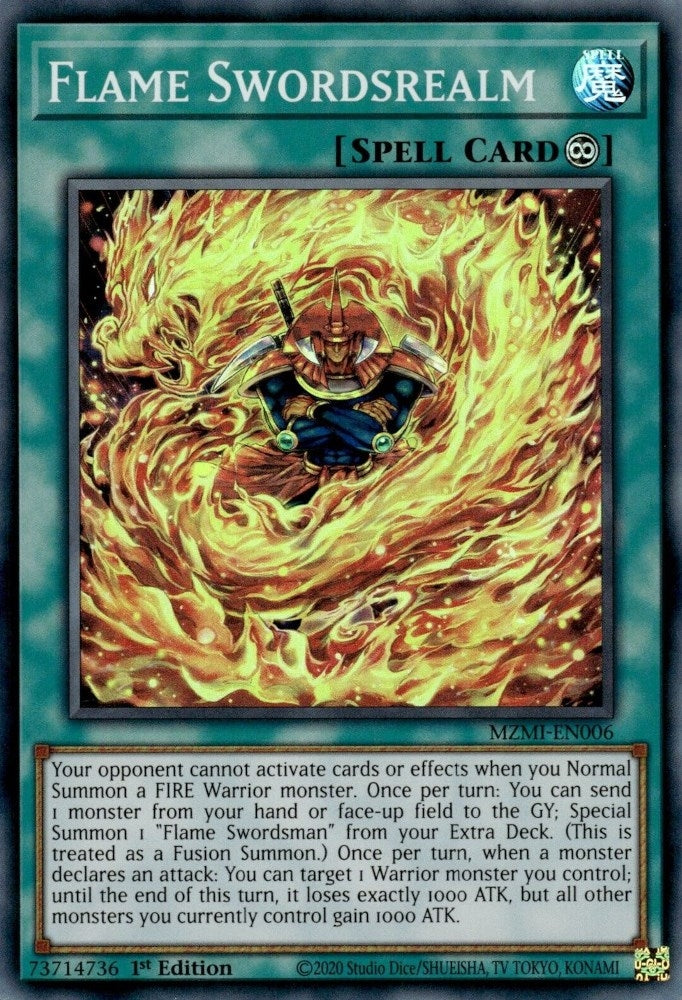 Image for Flame Swordsrealm (MZMI-EN006) (MZMI) - YuGiOh
