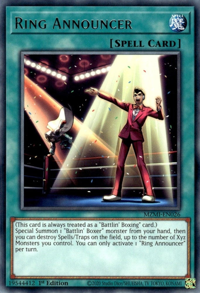 Image for Ring Announcer (MZMI-EN026) (MZMI) - YuGiOh