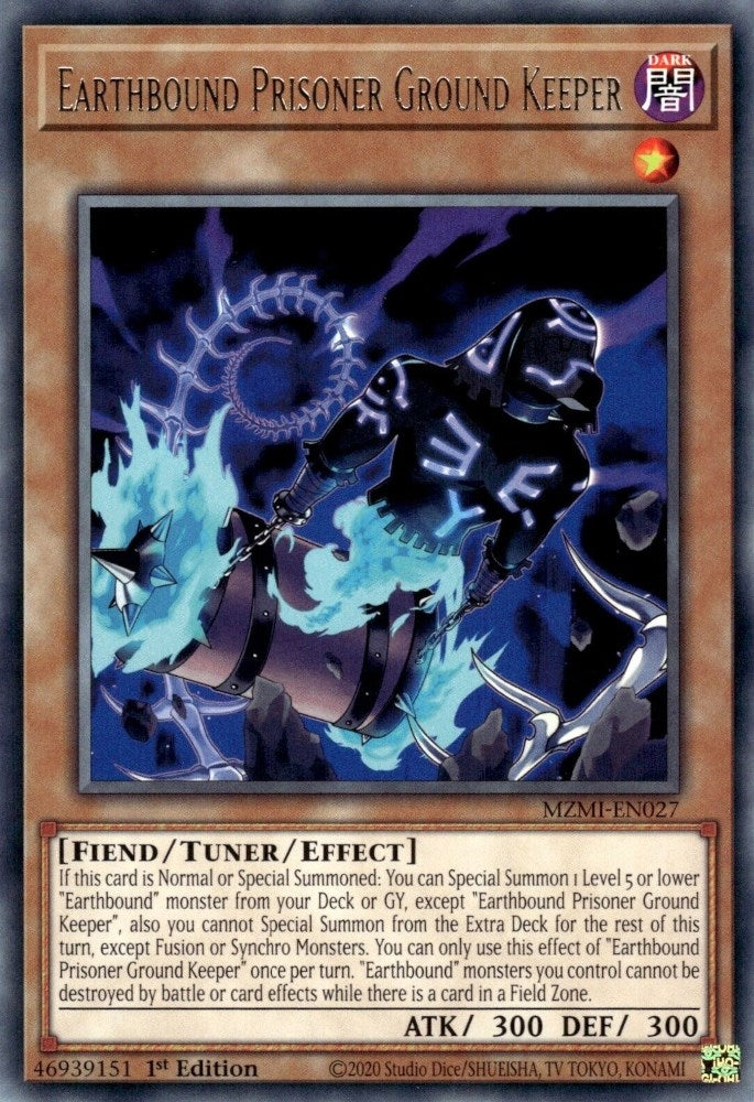 Image for Earthbound Prisoner Ground Keeper (MZMI-EN027) (MZMI) - YuGiOh