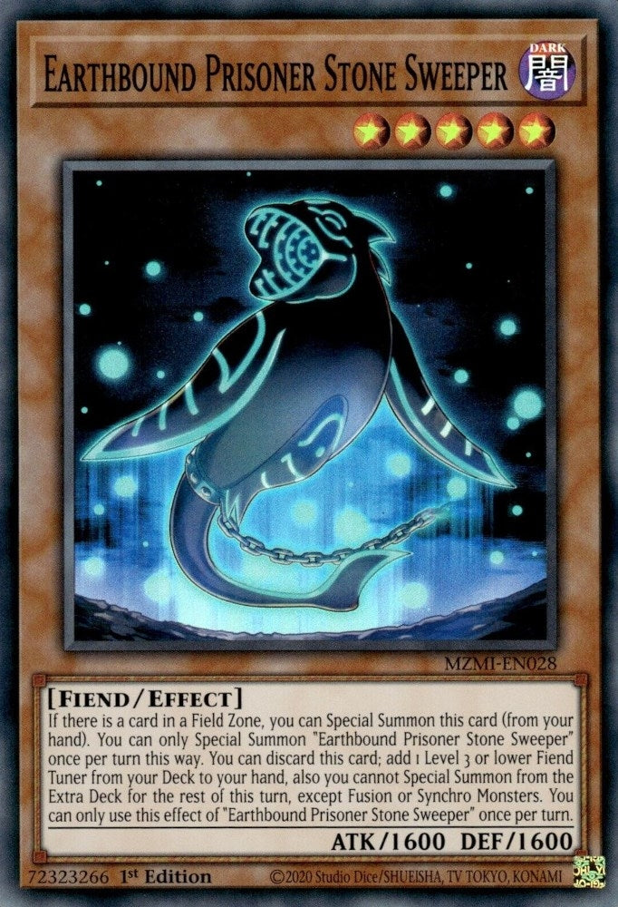Image for Earthbound Prisoner Stone Sweeper (MZMI-EN028) (MZMI) - YuGiOh