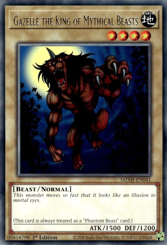Image for Gazelle the King of Mythical Beasts (MZMI-EN041) (MZMI) - YuGiOh