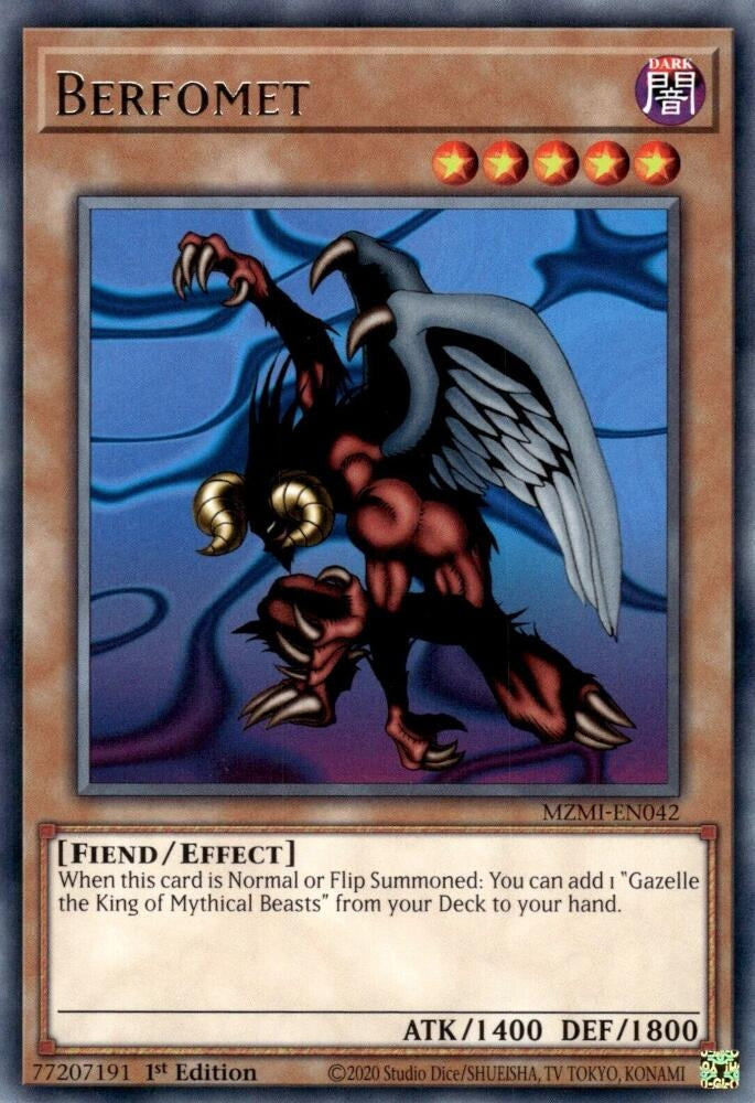 Image for Berfomet (MZMI-EN042) (MZMI) - YuGiOh