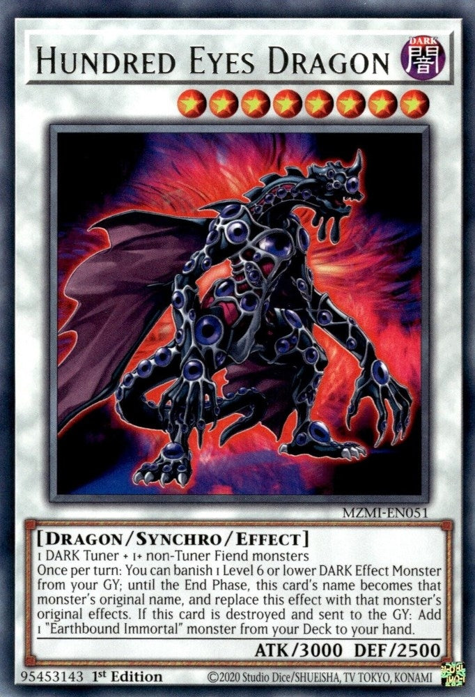 Image for Hundred Eyes Dragon (MZMI-EN051) (MZMI) - YuGiOh