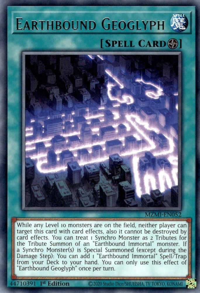 Image for Earthbound Geoglyph (MZMI-EN052) (MZMI) - YuGiOh