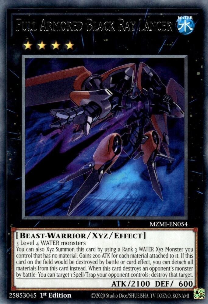Image for Full Armored Black Ray Lancer (MZMI-EN054) (MZMI) - YuGiOh