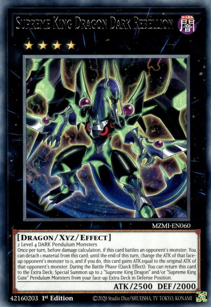 Image for Supreme King Dragon Dark Rebellion (MZMI-EN060) (MZMI) - YuGiOh