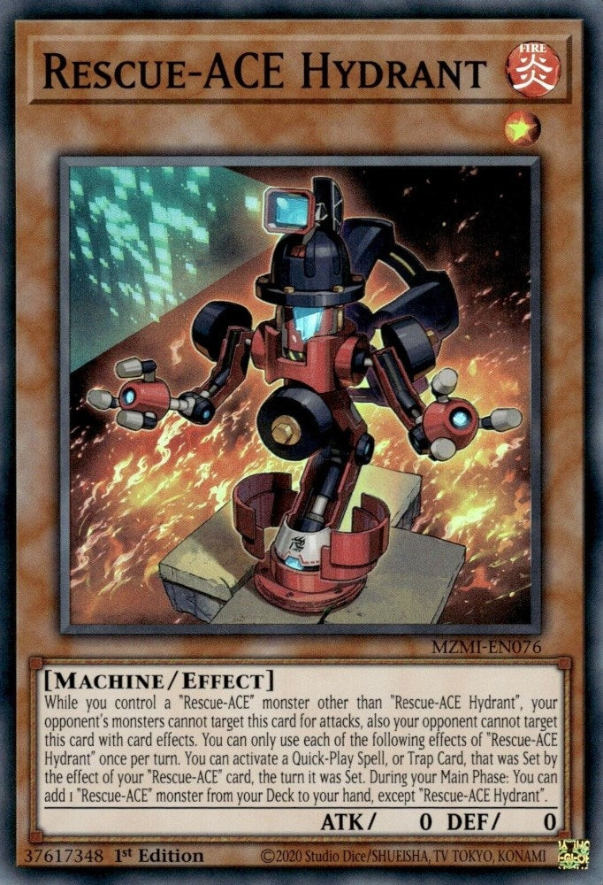 Image for Rescue-ACE Hydrant (MZMI-EN076) (MZMI) - YuGiOh