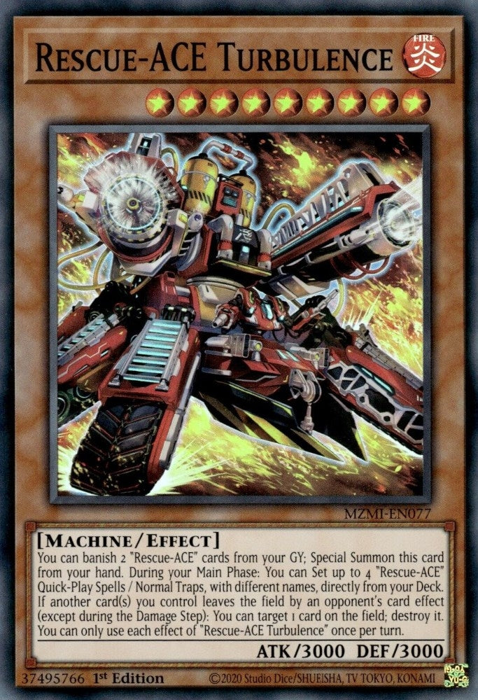 Image for Rescue-ACE Turbulence (MZMI-EN077) (MZMI) - YuGiOh