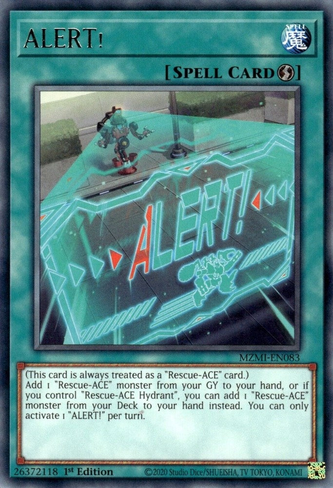 Image for ALERT! (MZMI-EN083) (MZMI) - YuGiOh