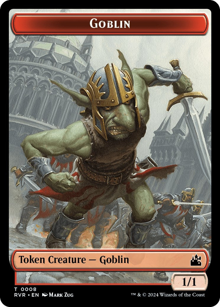 Image for Goblin (0008) // Emblem - Domri Rade Double-Sided Token (8 // 20) (Ravnica Remastered) - Magic: The Gathering