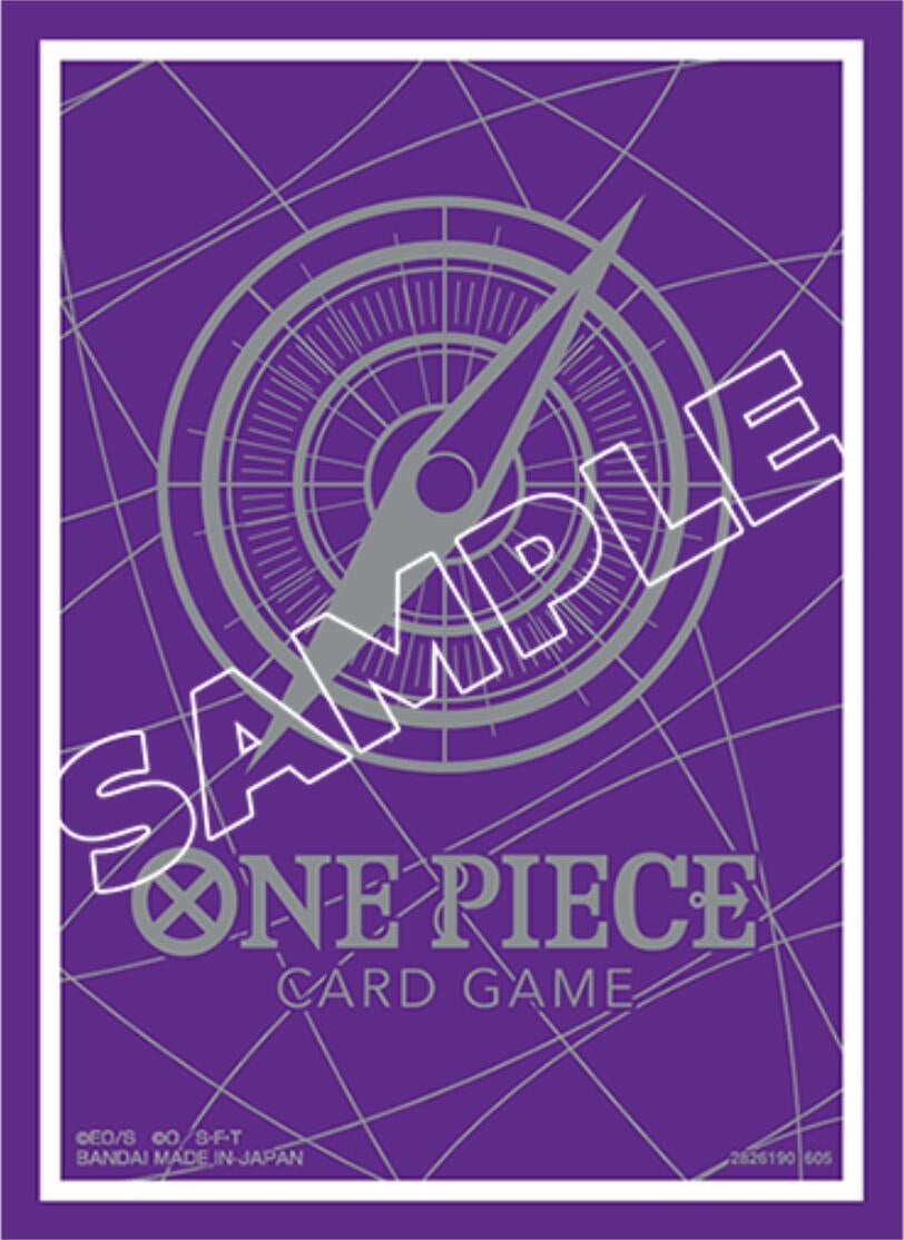 Image for One Piece Card Game Official Limited Sleeves - Standard Purple & Silver - Card Sleeves