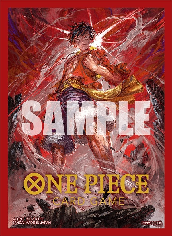 Image for One Piece Card Game Official Sleeves: BANDAI Card Games Fest 23-24 Monkey.D.Luffy (70-Pack) - Card Sleeves