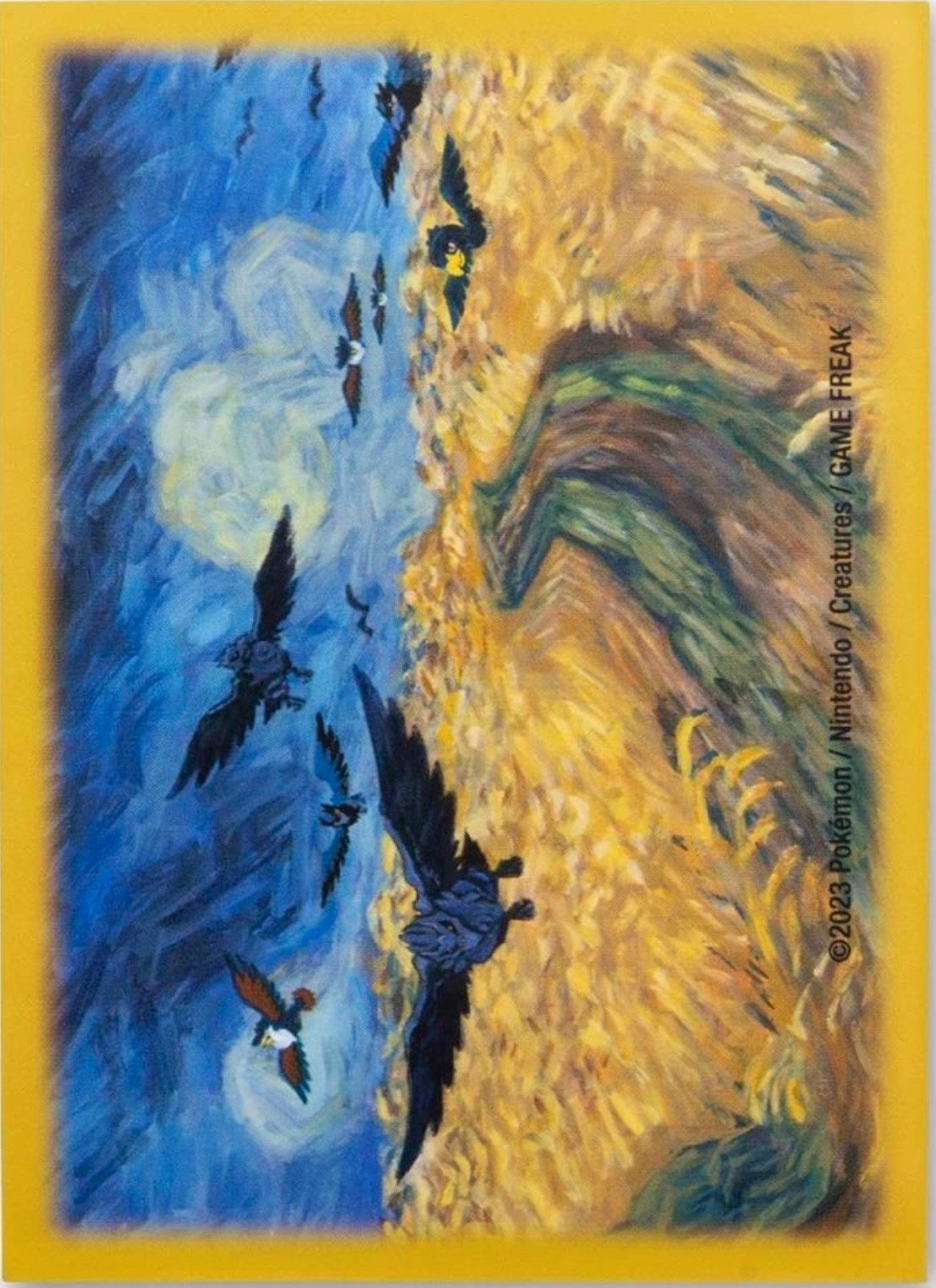 Image for Pokémon Center × Van Gogh Museum: Corviknight Inspired by Wheatfield with Crows Card Sleeves (65 Sleeves) - Card Sleeves