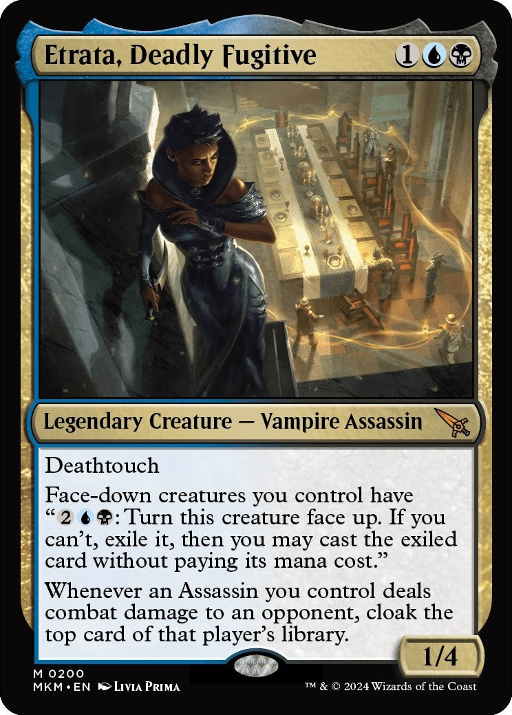 Image for Etrata, Deadly Fugitive (200) (Murders at Karlov Manor) - Magic: The Gathering