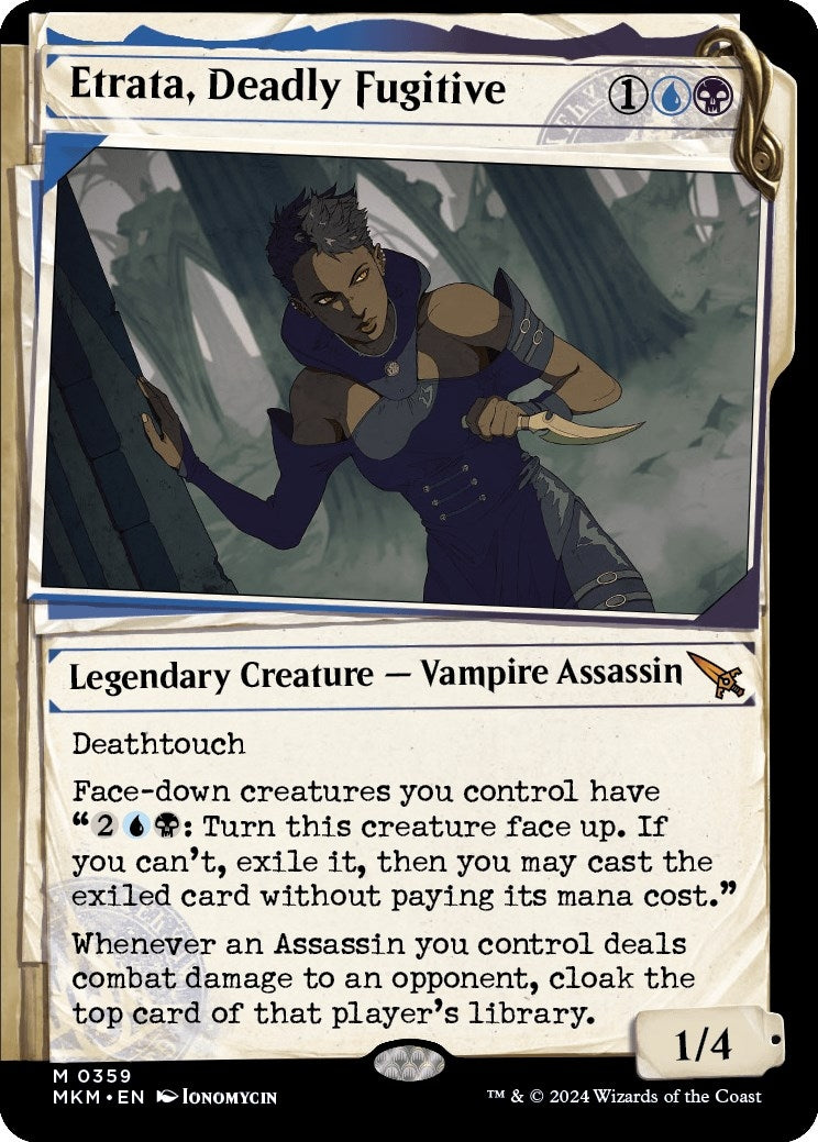Image for Etrata, Deadly Fugitive (Showcase) (359) (Murders at Karlov Manor) - Magic: The Gathering