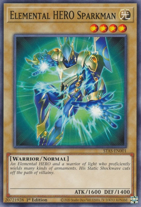 Image for Elemental HERO Sparkman (STAS-EN001) (TPSS) - YuGiOh