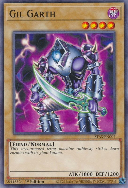 Image for Gil Garth (STAS-EN007) (TPSS) - YuGiOh