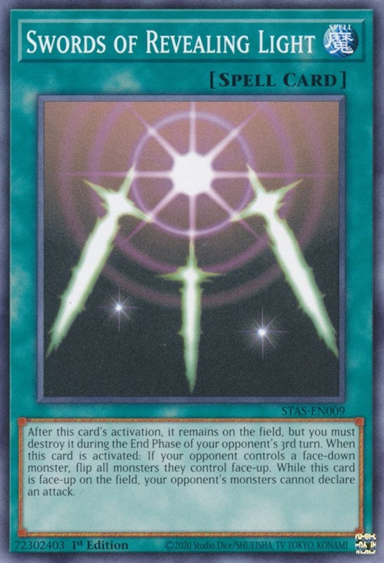 Image for Swords of Revealing Light (STAS-EN009) (TPSS) - YuGiOh