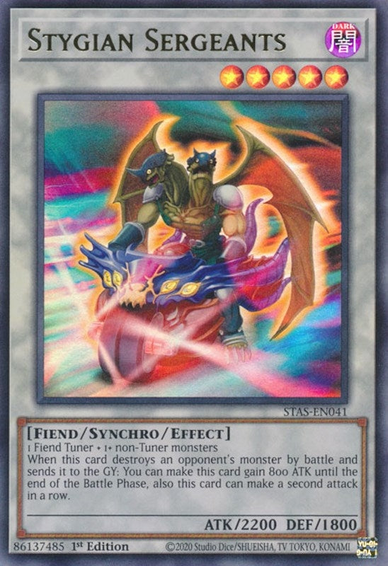 Image for Stygian Sergeants (STAS-EN041) (TPSS) - YuGiOh