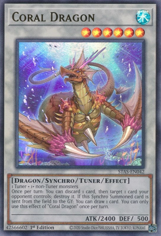 Image for Coral Dragon (STAS-EN042) (TPSS) - YuGiOh