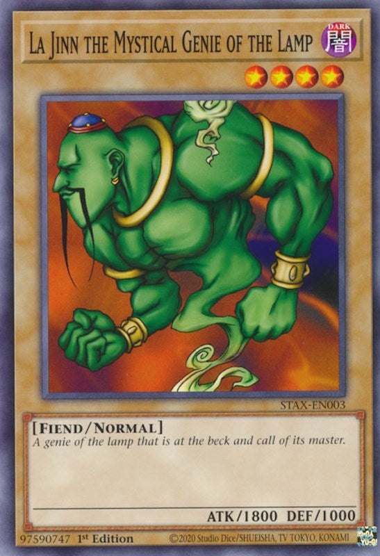 Image for La Jinn the Mystical Genie of the Lamp (STAX-EN003) (TPSS) - YuGiOh