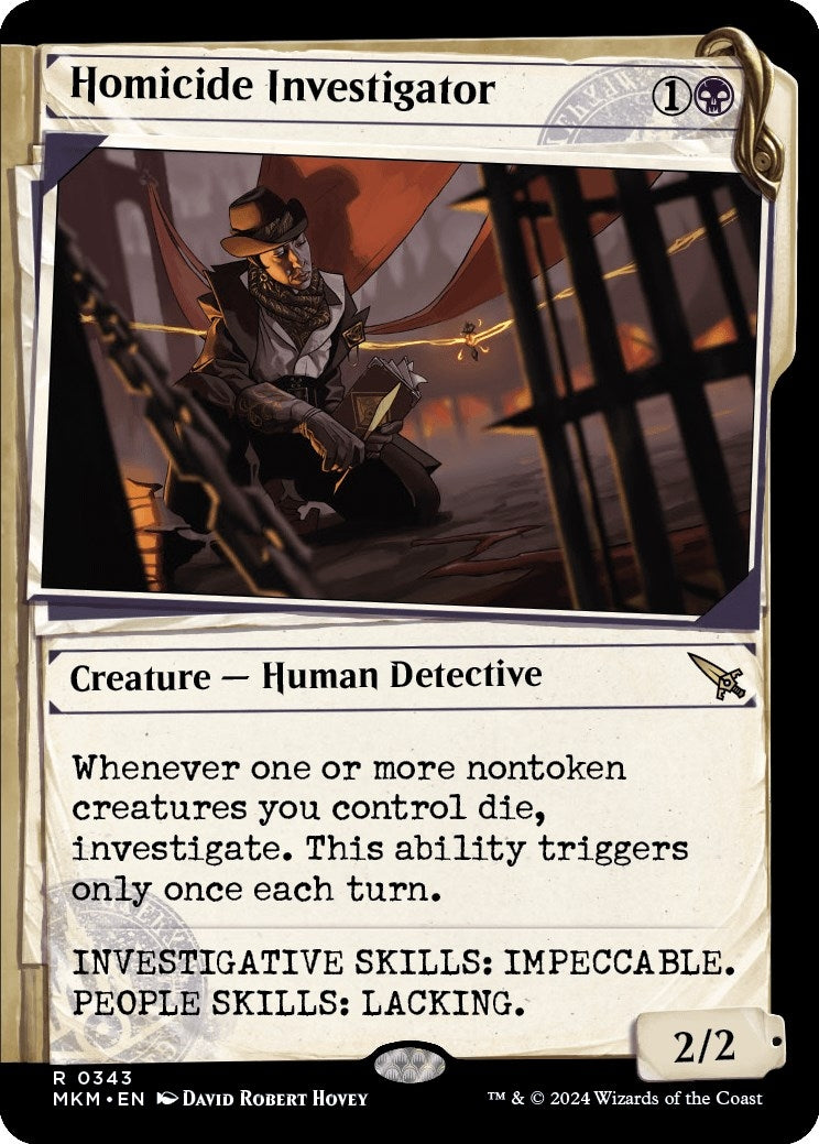 Image for Homicide Investigator (Showcase) (343) (Murders at Karlov Manor) - Magic: The Gathering