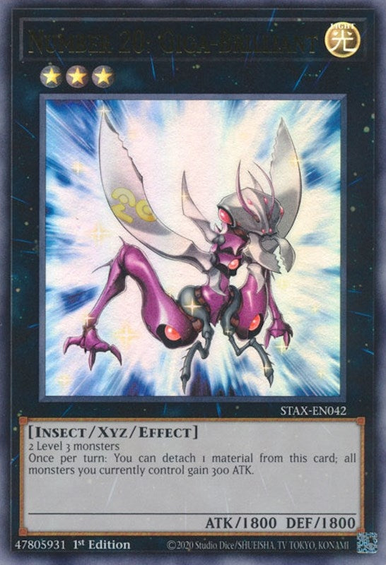 Image for Number 20: Giga-Brilliant (STAX-EN042) (TPSS) - YuGiOh