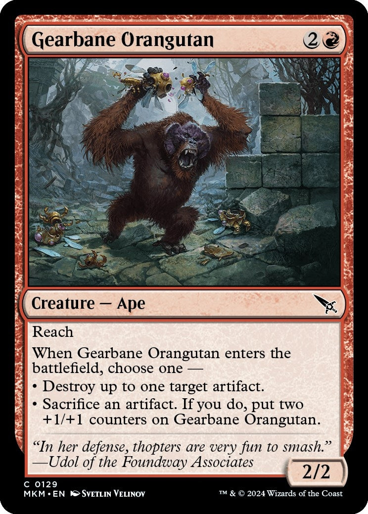 Image for Gearbane Orangutan (129) (Murders at Karlov Manor) - Magic: The Gathering