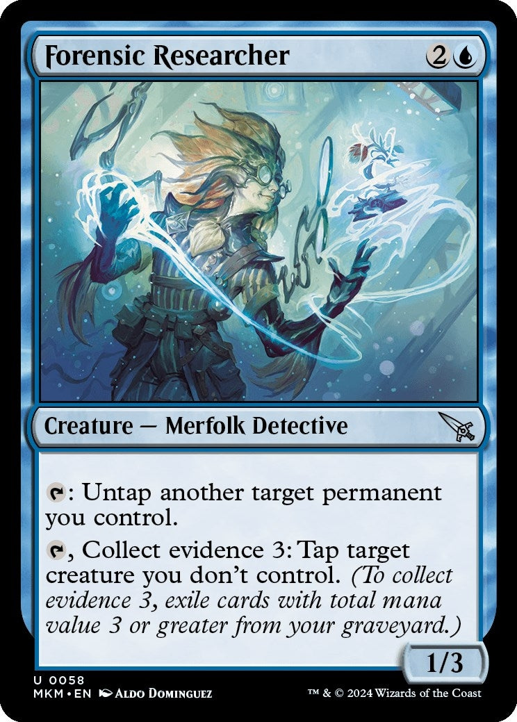 Image for Forensic Researcher (58) (Murders at Karlov Manor) - Magic: The Gathering