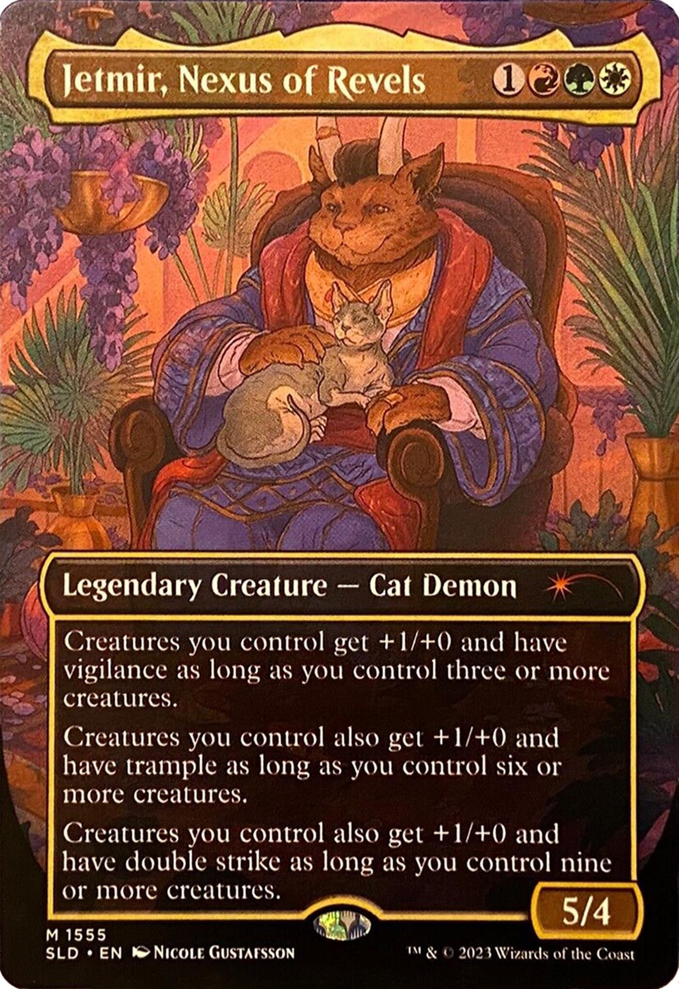 Image for Jetmir, Nexus of Revels (Display Commander) - Thick Stock (1555) (Secret Lair Drop Series) - Magic: The Gathering