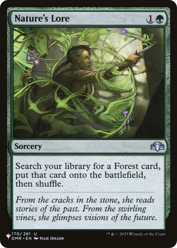 Image for Nature's Lore (DMR) (170/261) (The List Reprints) - Magic: The Gathering