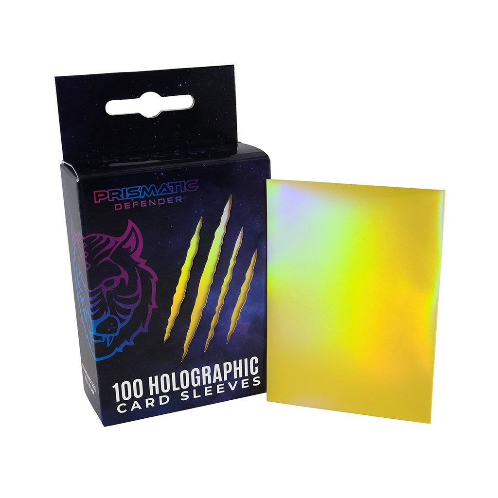 Image for Holographic Sleeves - Yellow / Oracle (100-Pack) - Card Sleeves