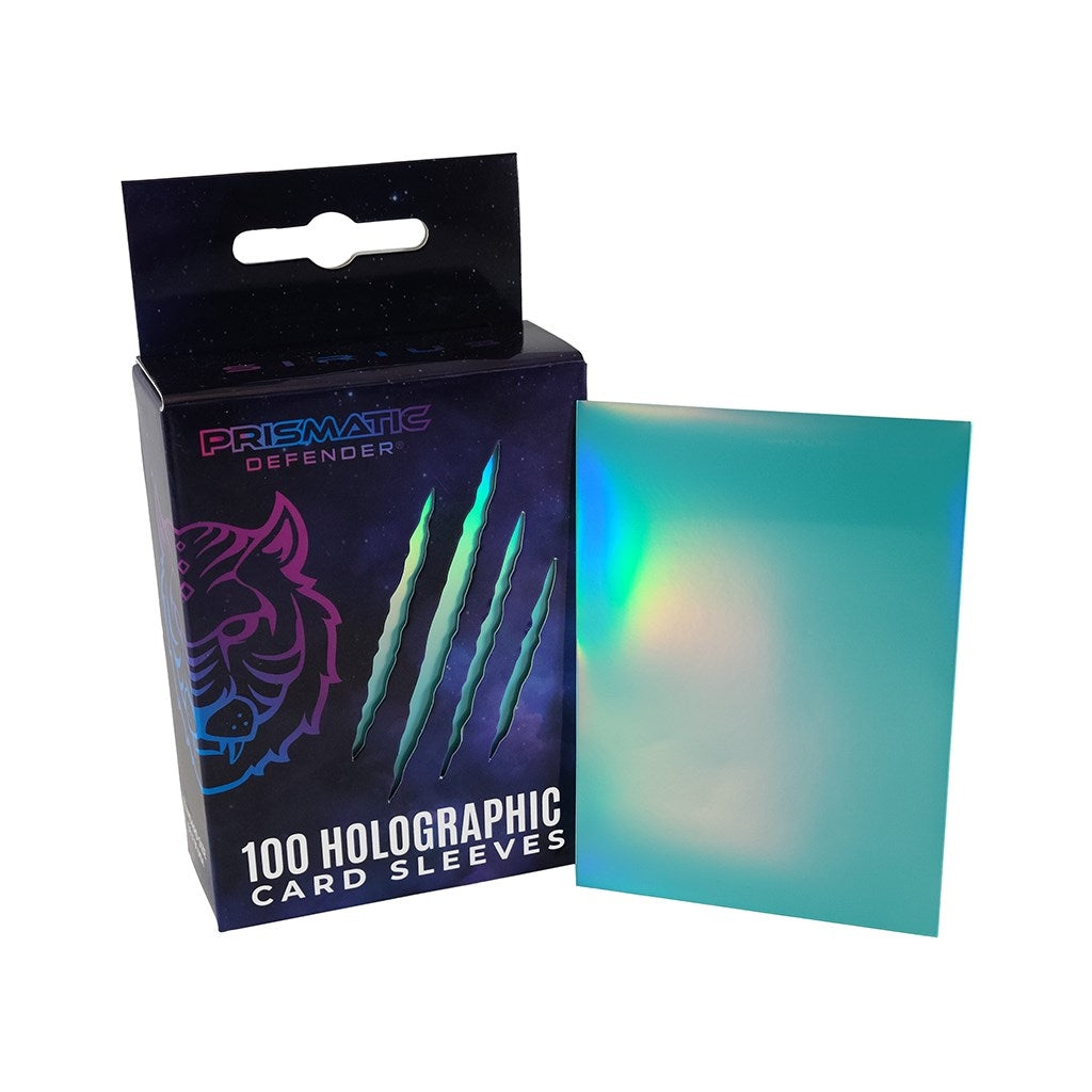 Image for Holographic Sleeves - Turquoise / Oracle (100-Pack) - Card Sleeves