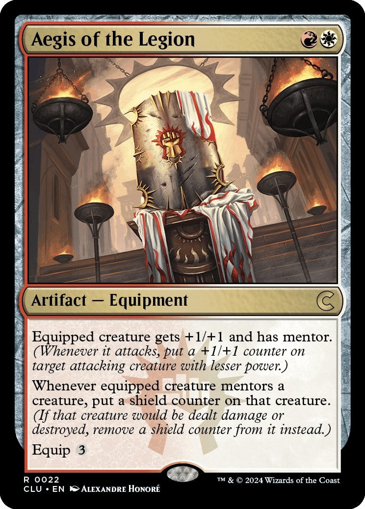 Image for Aegis of the Legion (22) (Ravnica: Clue Edition) - Magic: The Gathering