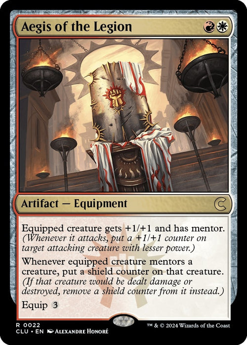 Image for Aegis of the Legion (22) (Ravnica: Clue Edition) - Magic: The Gathering