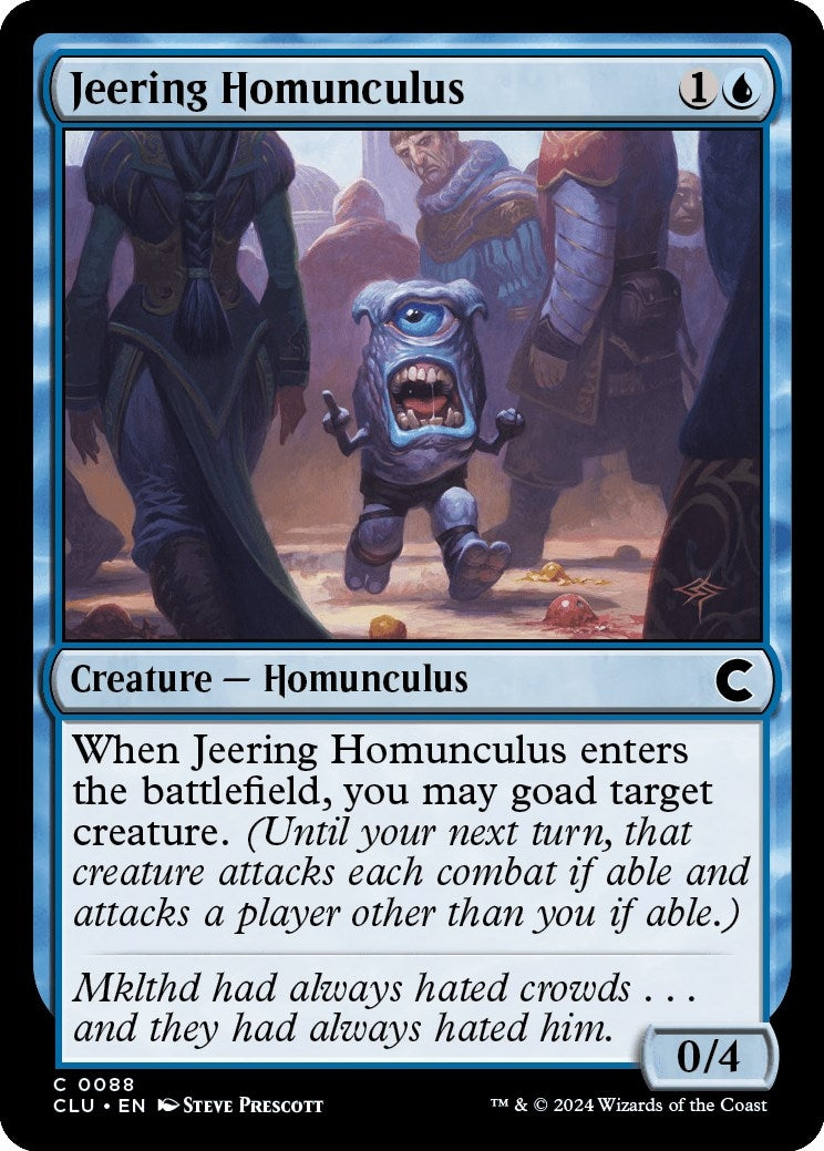 Image for Jeering Homunculus (88) (Ravnica: Clue Edition) - Magic: The Gathering