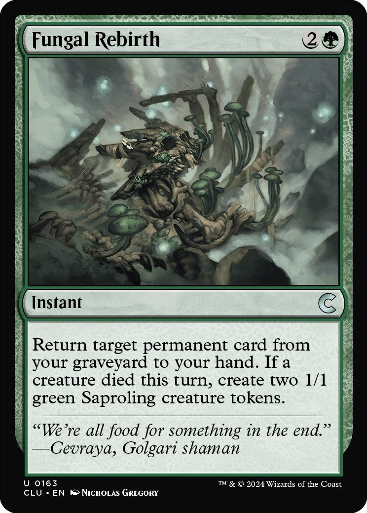 Image for Fungal Rebirth (163) (Ravnica: Clue Edition) - Magic: The Gathering