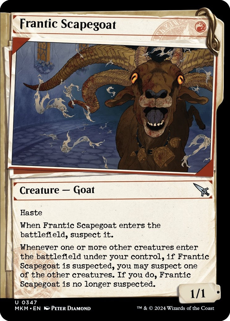 Image for Frantic Scapegoat (Showcase) (347) (Murders at Karlov Manor) - Magic: The Gathering